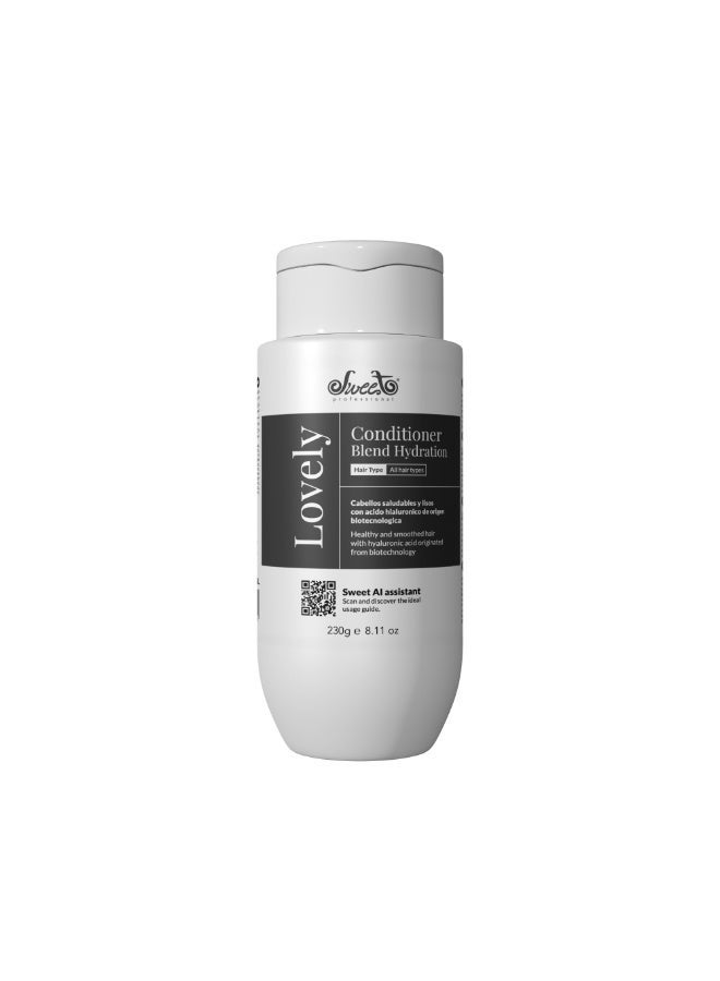 Sweet Professional Lovely Conditioner Blend Hydration 230g – Moisturizing Hair Conditioner for Dry & Damaged Hair, Softening & Smoothing Formula, Daily Use - Image 1